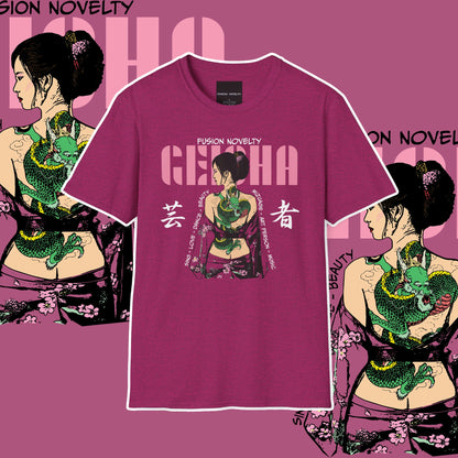 Geisha Dragon Unisex Tee