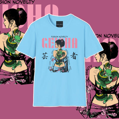 Geisha Dragon Unisex Tee