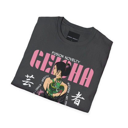 Geisha Dragon Unisex Tee