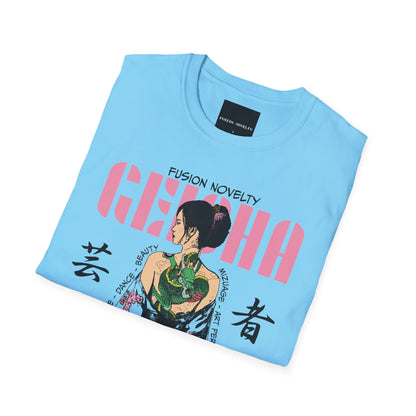 Geisha Dragon Unisex Tee